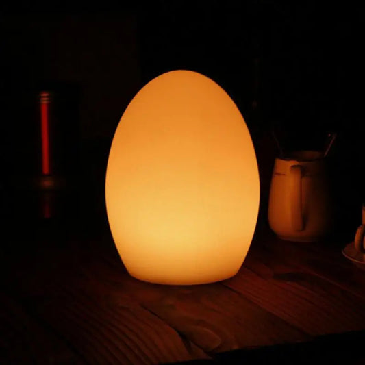 Lampă de noapte LED RGB reîncărcabilă în formă de ou